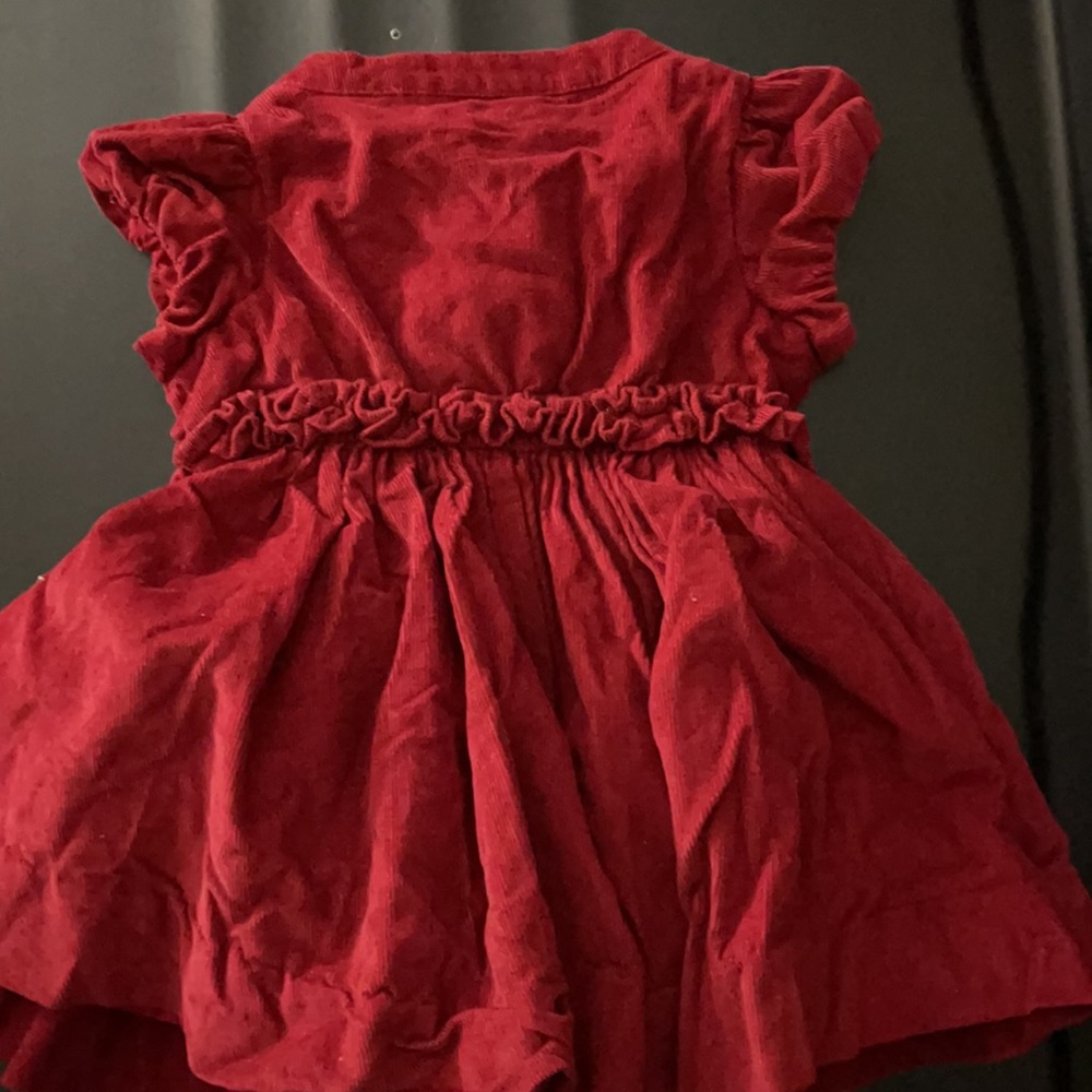Baby Gap Red Dress 3-6 Months - Picture 4 of 5